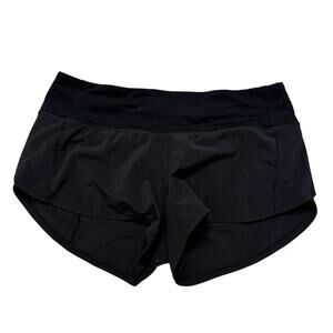 LULULEMON Speed Up Short 2.5" Inseam in Black Size 4 Womens #W7AO6R Run Workout